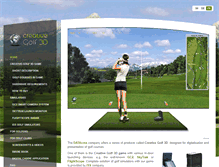 Tablet Screenshot of creativegolf3d.com